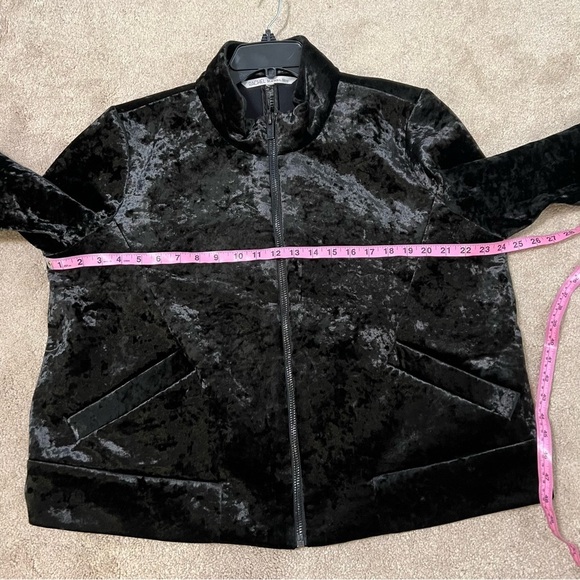 Rachel Roy Velvet Bomber Jacket 2X - Picture 7 of 8